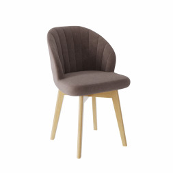 Комплект Стул УНО&amp;quot; СИДЕНЬЕ, КАРКАС КОМПАКТ МАССИВ Береза лак