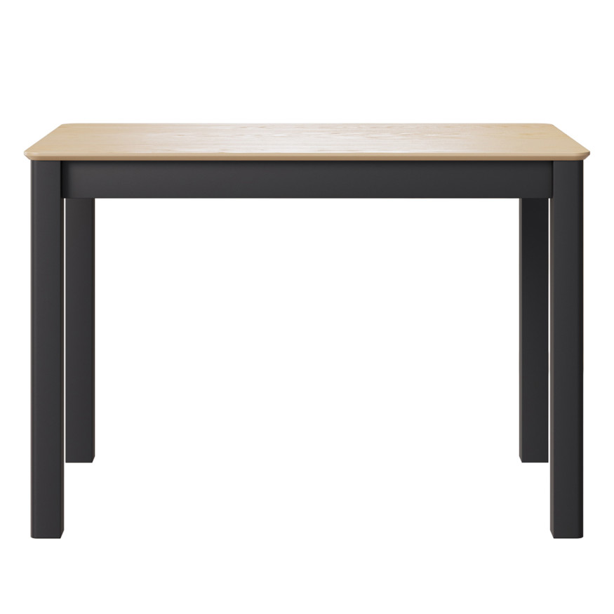 Комплект Стол МАКЛУ-04 МАССИВ 1100*700, Комплект ножек для стола Айсберг Черный