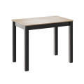 Комплект Стол МАКЛУ-мини 960(+340)*600 Массив Комплект ножек для стола Айсберг Графит