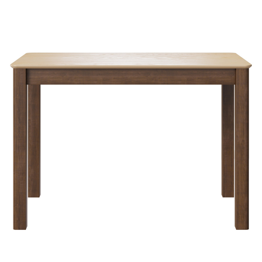 Комплект Стол МАКЛУ-04 МАССИВ 1100*700, Комплект ножек для стола Айсберг Орех