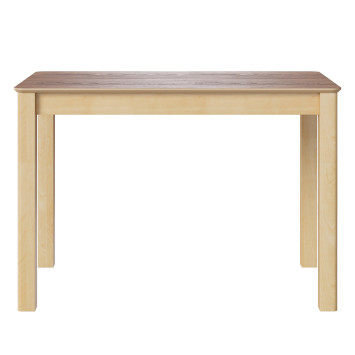 Комплект Стол МАКЛУ-04 МАССИВ 1100*700, Комплект ножек для стола Айсберг Береза лак