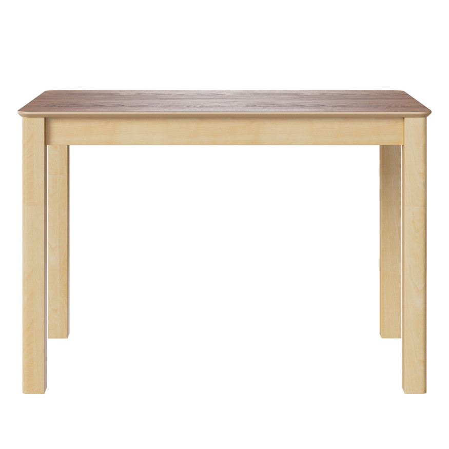 Комплект Стол МАКЛУ-04 МАССИВ 1100*700, Комплект ножек для стола Айсберг Береза лак