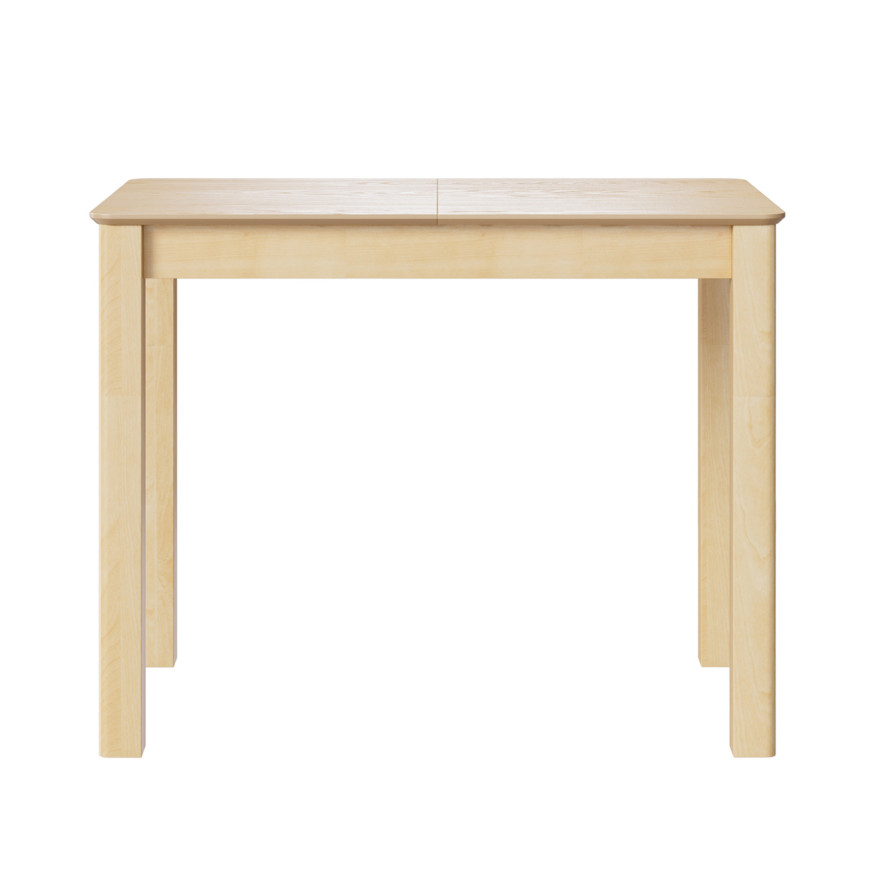 Комплект Стол МАКЛУ-мини 960(+340)*600 Массив Комплект ножек для стола Айсберг Береза лак