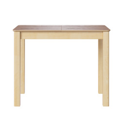 Комплект Стол МАКЛУ-мини 960(+340)*600 Массив Комплект ножек для стола Айсберг Береза лак