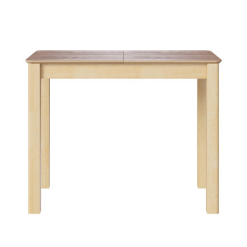 Комплект Стол МАКЛУ-мини 960(+340)*600 Массив Комплект ножек для стола Айсберг Береза лак