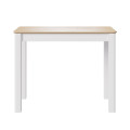 Комплект Стол МАКЛУ-05 МАССИВ 960*600, Комплект ножек для стола Айсберг Белый