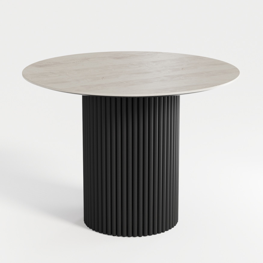 Комплект Стол ВИЛАР EGGER D-1050 10 мм ОПОРА ВИЛАР Черный Матовый м