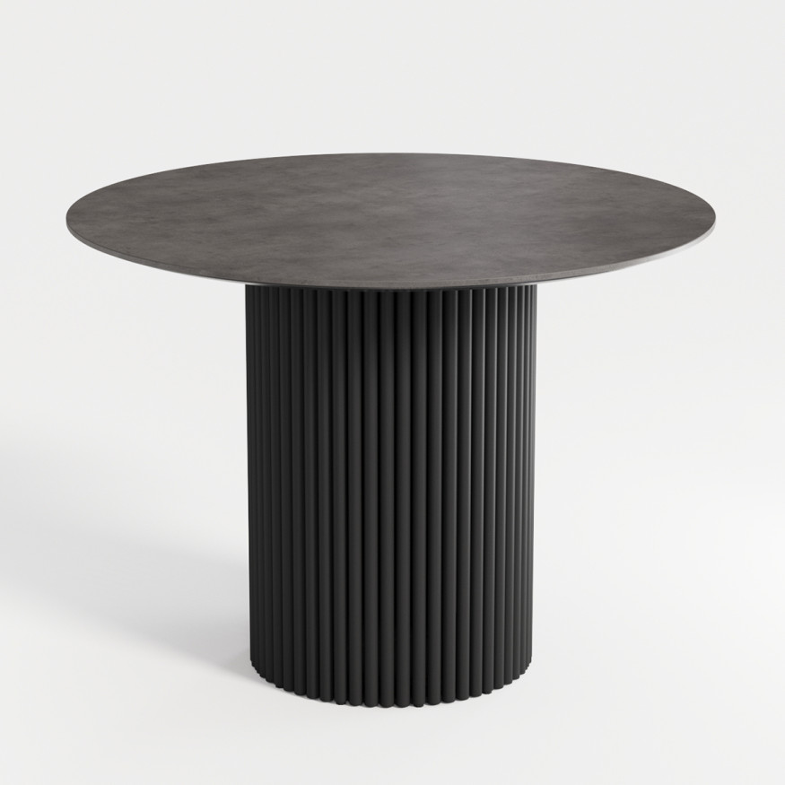 Комплект Стол ВИЛАР EGGER D-1050 10 мм ОПОРА ВИЛАР Черный Матовый м