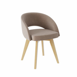 Комплект Стул МИРЕЛЛА сиденье, КАРКАС СТАНДАРТ МАССИВ Береза лак