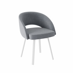 Комплект Стул МИРЕЛЛА сиденье, Каркас РИЛЛИ поворотный разборный металл Белый М