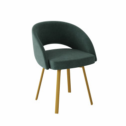 Комплект Стул МИРЕЛЛА сиденье, КАРКАС ФАНТОМ Золото