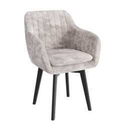 Комплект Стул ТРЕВИС XL, КАРКАС КОМПАКТ МАССИВ Черный