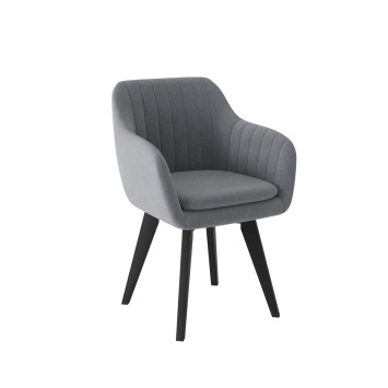 Комплект Стул ТРЕВИС XL, КАРКАС КОМПАКТ МАССИВ Черный