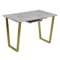 Комплект Стол АТЛАНТ 02 EGGER 1200(+500)*800 ОПОРА (А2,6,11,12) Золото