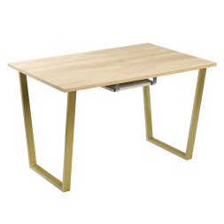 Комплект Стол АТЛАНТ 02 EGGER 1200(+500)*800 ОПОРА (А2,6,11,12) Золото