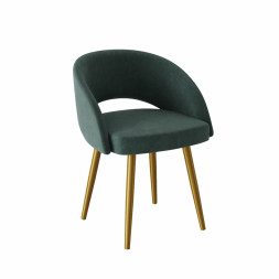 Комплект Стул МИРЕЛЛА сиденье, КАРКАС СТЕЛС Золото