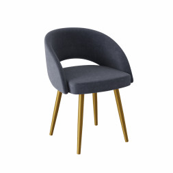 Комплект Стул МИРЕЛЛА сиденье, КАРКАС СТЕЛС Золото