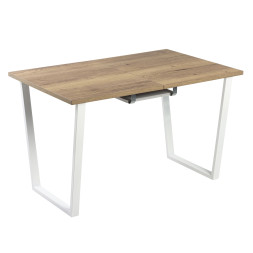 Комплект Стол АТЛАНТ 01 EGGER 1100(+400)*700 ОПОРА (А1,4) Белый м