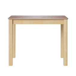 Комплект Стол МАКЛУ-05 МАССИВ 960*600, Комплект ножек для стола Айсберг Береза лак