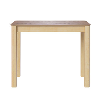 Комплект Стол МАКЛУ-05 МАССИВ 960*600, Комплект ножек для стола Айсберг Береза лак