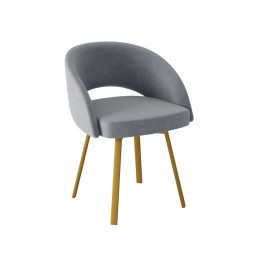 Комплект Стул МИРЕЛЛА сиденье, Каркас РИЛЛИ поворотный разборный металл Золото