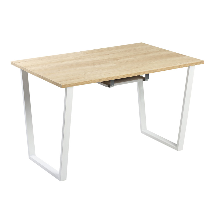 Комплект Стол АТЛАНТ 12 EGGER 1300(+500)*800 ОПОРА (А2,6,11,12) Белый м