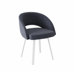 Комплект Стул МИРЕЛЛА сиденье, КАРКАС ФАНТОМ Белый М