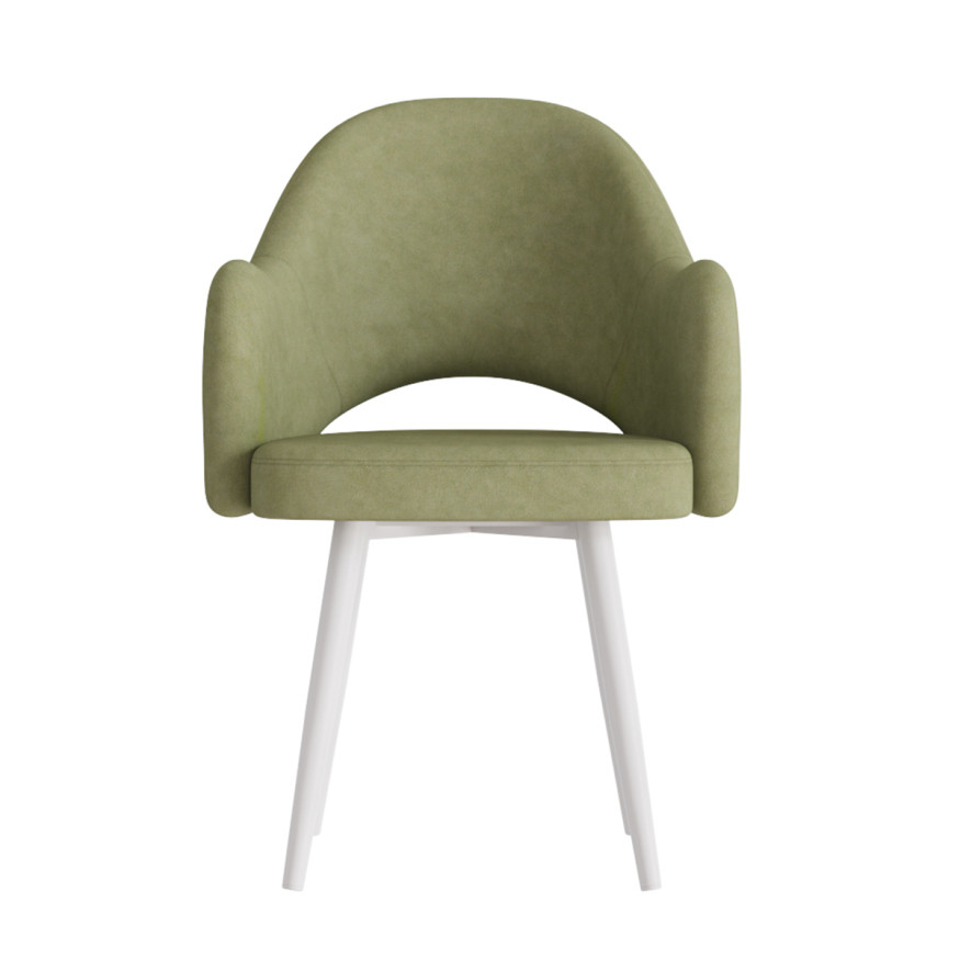 Комплект Стул КЛЕО сиденье NEW, КАРКАС СТЕЛС Белый м