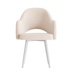 Комплект Стул КЛЕО сиденье NEW, КАРКАС СТЕЛС Белый м