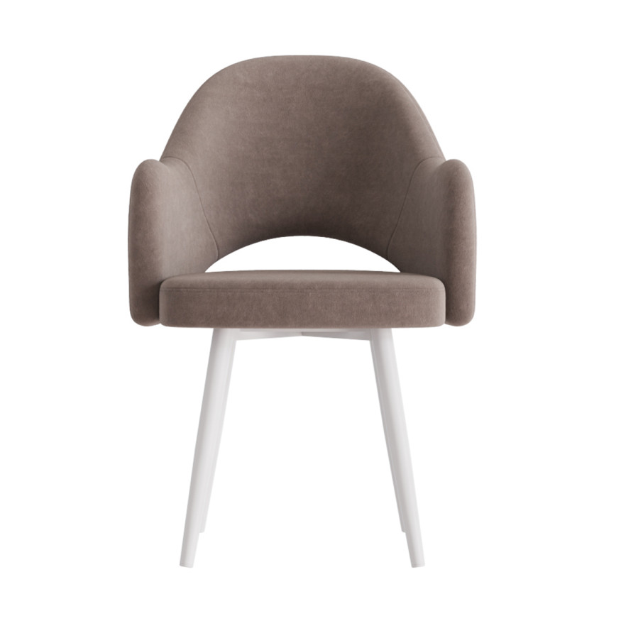 Комплект Стул КЛЕО сиденье NEW, КАРКАС СТЕЛС Белый м