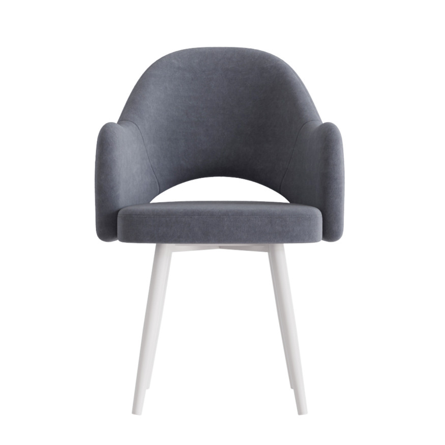 Комплект Стул КЛЕО сиденье NEW, КАРКАС СТЕЛС Белый м