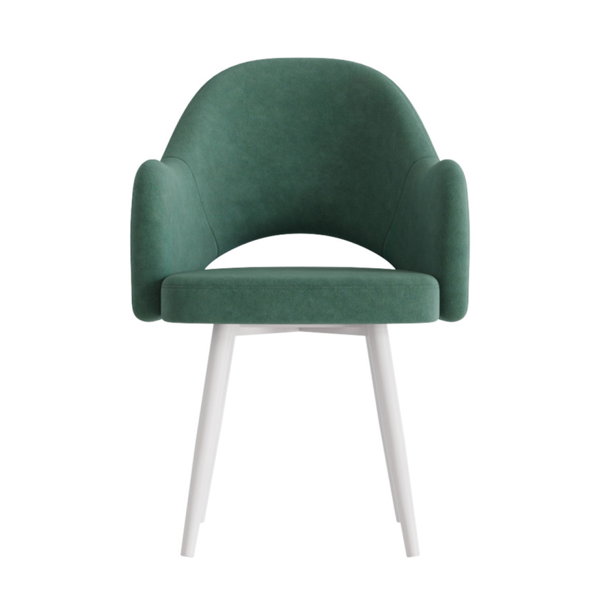 Комплект Стул КЛЕО сиденье NEW, КАРКАС СТЕЛС Белый м