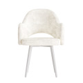Комплект Стул КЛЕО сиденье NEW, КАРКАС СТЕЛС Белый м