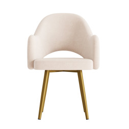 Комплект Стул КЛЕО сиденье NEW, КАРКАС СТЕЛС Золото