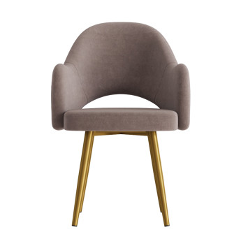 Комплект Стул КЛЕО сиденье NEW, КАРКАС СТЕЛС Золото