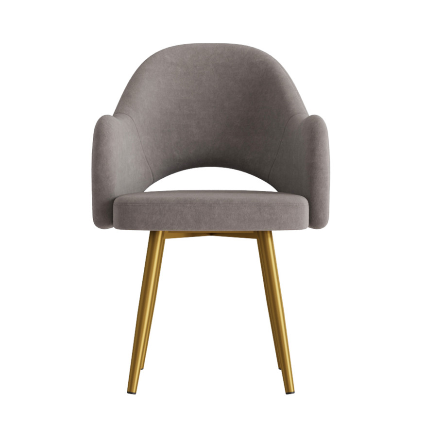 Комплект Стул КЛЕО сиденье NEW, КАРКАС СТЕЛС Золото