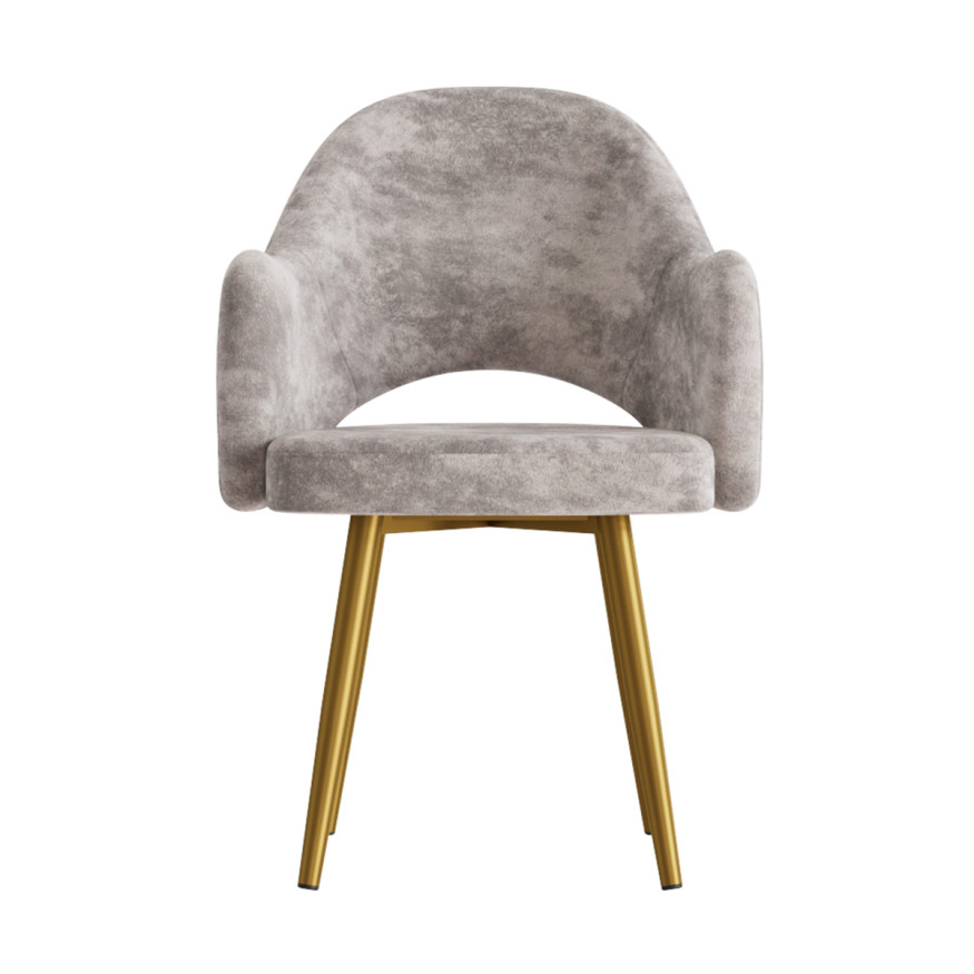 Комплект Стул КЛЕО сиденье NEW, КАРКАС СТЕЛС Золото