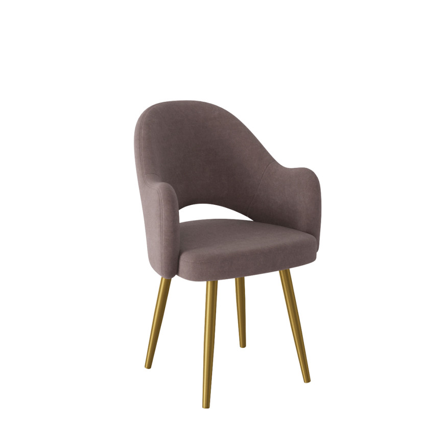 Комплект Стул КЛЕО сиденье NEW, КАРКАС СТЕЛС Золото