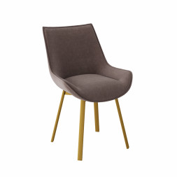 Комплект Стул НАОМИ сиденье, КАРКАС ФАНТОМ разборный Золото