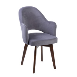 Комплект Стул КЛЕО сиденье NEW, КАРКАС КОМПАКТ МАССИВ Орех