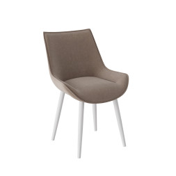 Комплект Стул НАОМИ сиденье, КАРКАС СТЕЛС Белый М