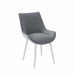 Комплект Стул НАОМИ сиденье, КАРКАС СТЕЛС Белый М