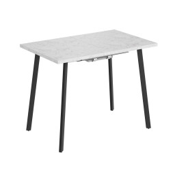 Комплект Стол ТИТО 960(+300+300)*600 Комплект ножек ТИТО металл Черный матовый м