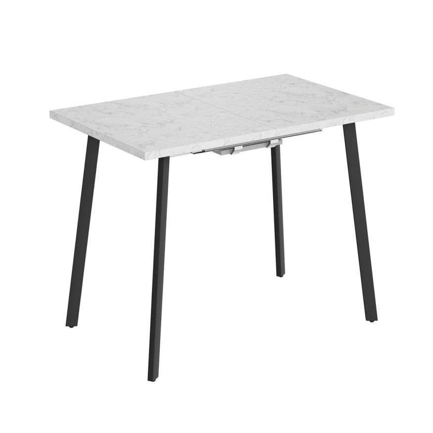 Комплект Стол ТИТО 960(+300+300)*600 Комплект ножек ТИТО металл Черный матовый м