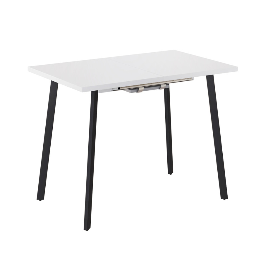 Комплект Стол ТИТО 960(+300+300)*600 Комплект ножек ТИТО металл Черный матовый м