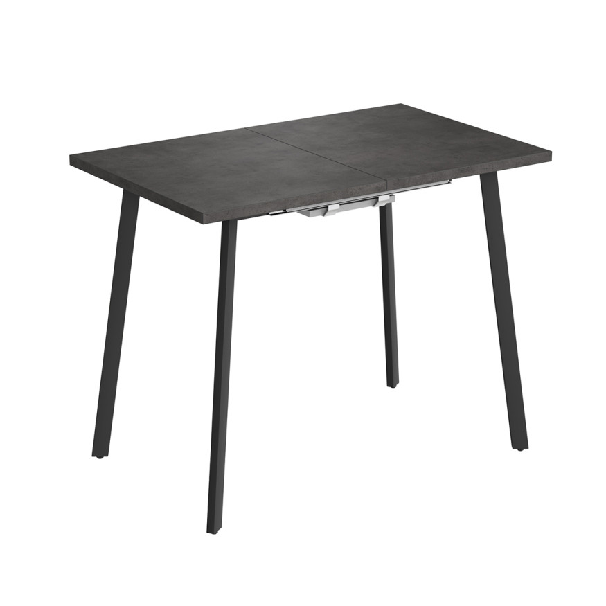 Комплект Стол ТИТО 960(+300+300)*600 Комплект ножек ТИТО металл Черный матовый м