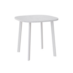 Комплект Стол УГО раздвижной 800*(+450)*800 Комплект ножек ТИТАН металл Белый м