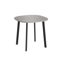 Комплект Стол УГО нераздвижной 800*800 Комплект ножек ТИТАН металл Черный Матовый м