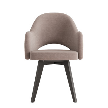 Комплект Стул КЛЕО сиденье NEW, КАРКАС СТАНДАРТ МАССИВ Черный