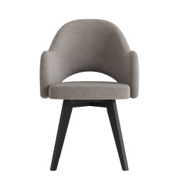 Комплект Стул КЛЕО сиденье NEW, КАРКАС СТАНДАРТ МАССИВ Черный